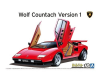 Aoshima 06383 Countach Walter Wolf - Version 2 1/24